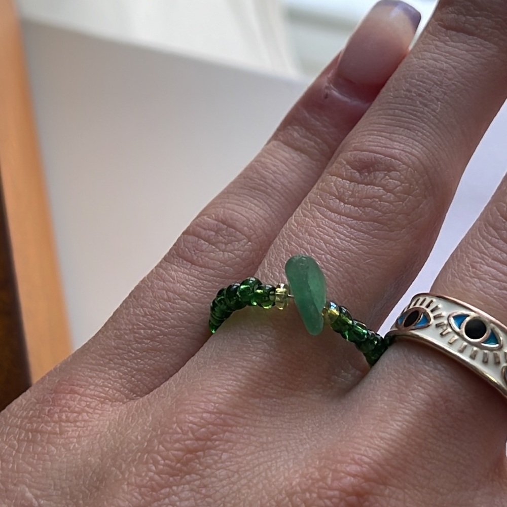 Handmade jade ring! - Picture 3 of 3